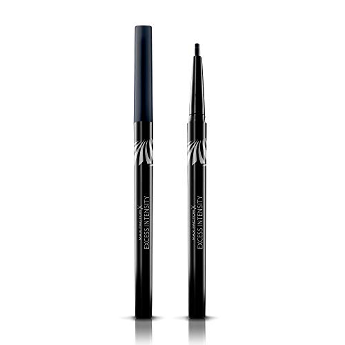 Max Factor, Matita Occhi Automatica Excess Intensity Longwear, Eyeliner Waterproof Tratto Preciso, 04 Charcoal, 2 g