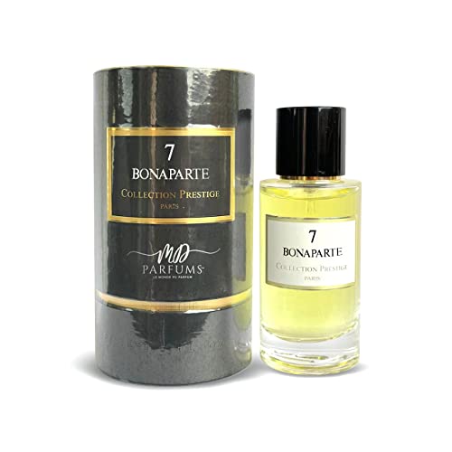 MDPARFUMS Eau de Parfum Aventus Creed 50 ml Made in France I Bonaparte n. 7 - Collezione Prestige Paris I Profumo da uomo