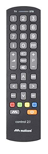 Meliconi Control 2.1 Telecomando Universale 2 In 1, per TV e Decoder
