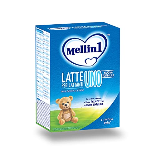 Mellin 1 Latte in Polvere per Neonati - 4 Confezioni di 800gr [Totale = 3200gr]