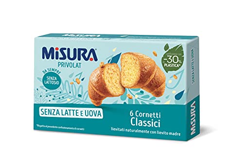 Misura Cornetti Classici Privolat, senza Latte e Uova, 240g...