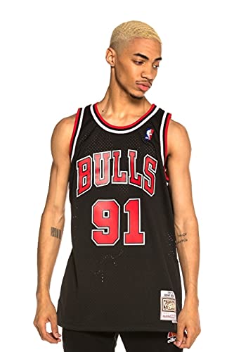 Mitchell & Ness NBA Swingman Jersey 2.0 Chicago Bulls (D. Rodman #91 - Black, L)