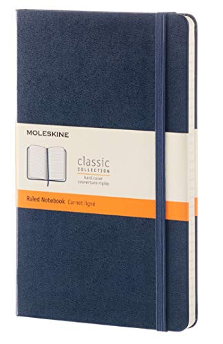 Moleskine Classic Notebook, Taccuino a Righe, Copertina Rigida e Ch...