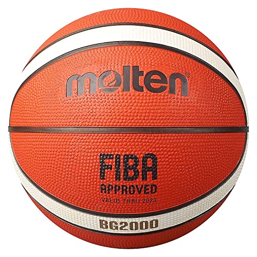 MOLTEN EUROPE Palle da basket-B7G2000, Basket Unisex-Adult, Arancio...