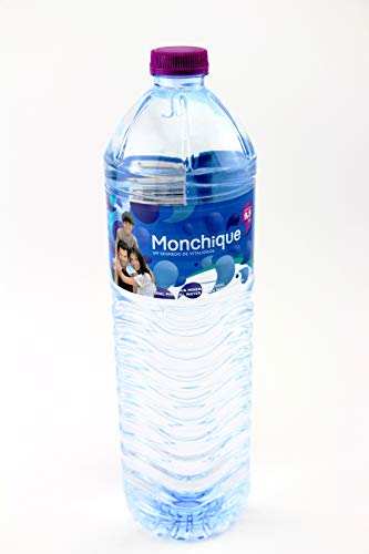 Monchique - Acqua minerale alcalina, 1,5 litri (confezione da 6 bottiglie da 1,5 litri)