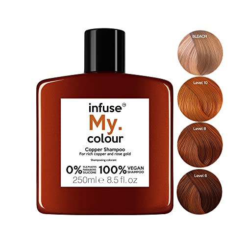 My. HAIRCARE Colour pigmento Infused Shampoo to enhance Vibrancy and Tonal Longevity OG The Colour Hair, 250 ML, copper