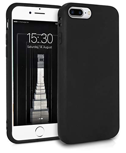 MyGadget Cover per Apple iPhone 7 Plus   8 Plus - Custodia Protettiva Silicone Morbido – Case TPU Ultra Flessibile - Protezione Antiurto & Antigraffio Nero