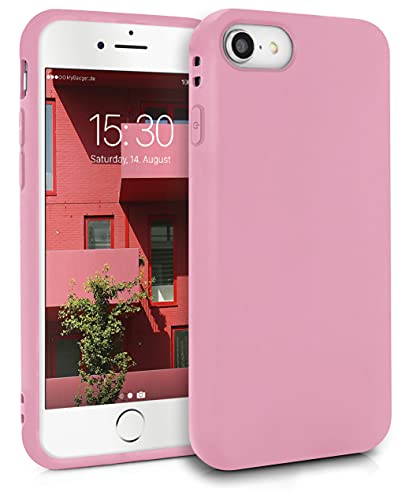 MyGadget Cover per Apple iPhone SE 2022 2020   7 8 - Custodia Protettiva in Silicone Morbido – Case TPU Flessibile - Protezione Antiurto & Antigraffio Rosa