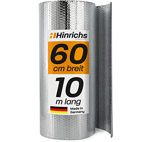 Hinrichs Pannelli Isolanti Termici 10 m x 60 cm – 6m² Isolante T...