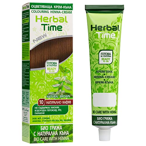 Herbal Time Henne Henne Castano Naturale Nº 10 | Crema Colorante N...