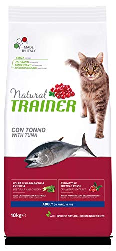 Natural Trainer Cibo per Gatti Adulti con Tonno - 10kg