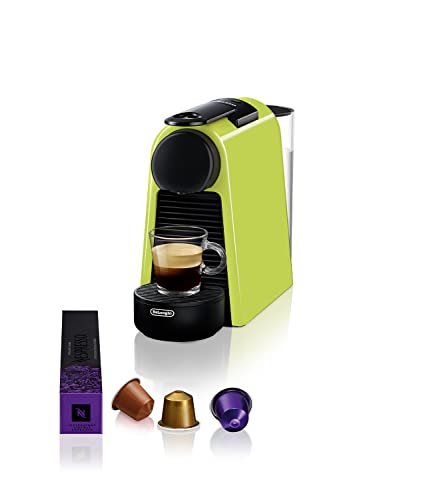 Nespresso Essenza Mini EN85.L, Macchina da caffè di De Longhi, Sistema Capsule Nespresso, Serbatoio acqua 0.6L, Lime Green