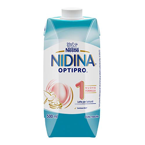 Nestlé Nidina Optipro 1 dalla nascita Latte per lattanti liquido, ...
