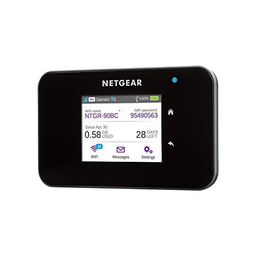 NETGEAR AC810 Router 4G con sim, Hotspot con Velocità di Download fino a 600 Mbps, Connetti fino a 15 Dispositivi
