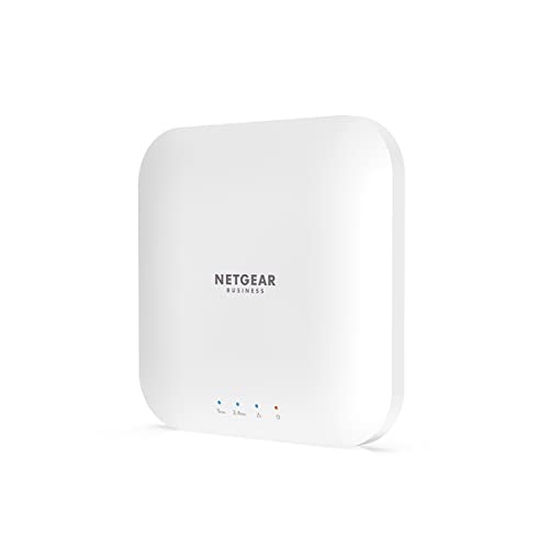 NETGEAR Access Point WiFi 6 AX1800 WAX214,  Dual Band, access point poe, 1 porta Ethernet 1G, protezione WPA3, creazioni di 4 reti wireless