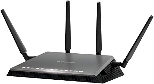 Netgear Modem Router WiFi AC2600 Dual Band  Nighthawk X4S, 4 Porte Gigabit Ethernet  e 1 WAN, 2 porte USB 3.0 (D7800-100PES)