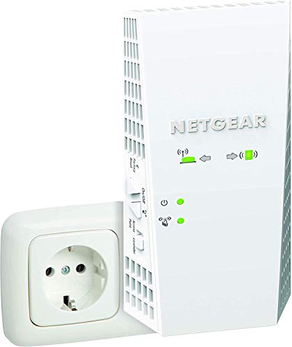 NETGEAR Ripetitore WiFi Mesh AC2200 EX7300, WiFi Extender Dual band, Porta Lan, Ripetitore WiFi wireless compatibile con modem fibra e adsl