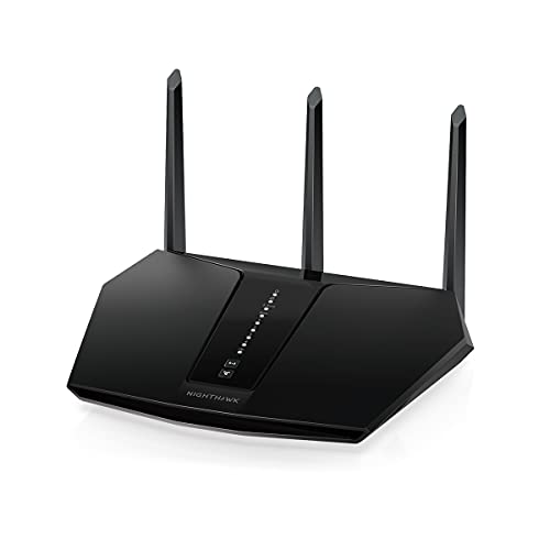 NETGEAR Router Wi-Fi 6 AX2400 RAX30, Nighthawk a 5 Stream Fino a 2.4 Gbps, Fino a 125 m2 di Copertura e 20 Dispositivi