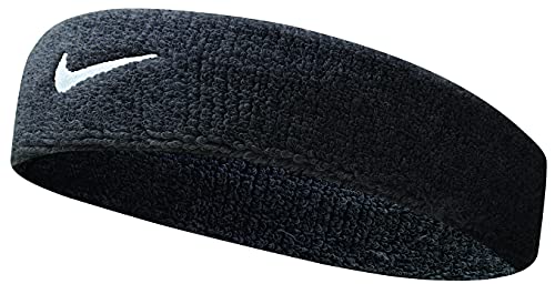 Nike 9381 3 Swoosh Headbands, Stirnband Unisex, Black, One Size...