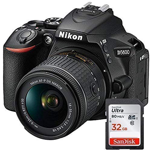Nikon D5600 - Fotocamera Reflex Digitale + Obiettivo AF-P DX NIKKOR 18-55mm f 3.5-5.6G - Nero