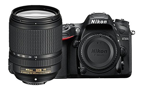 Nikon D7200 + AF-S DX NIKKOR 18-140mm f 3.5-5.6G ED VR Kit fotocamere SLR 24,2 MP CMOS 6000 x 4000 Pixel Nero