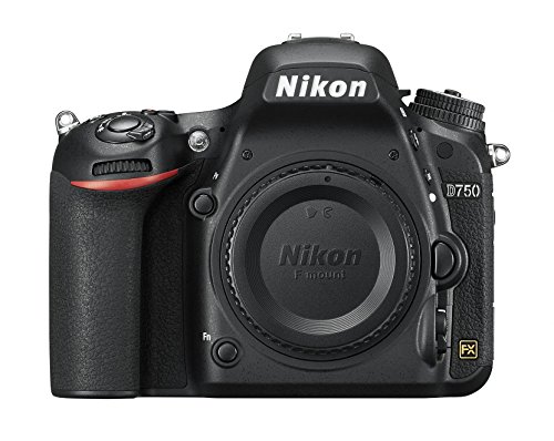 Nikon D750 Body Fotocamera Reflex Digitale, 24,3 Megapixel, Lexar SD 16 GB [Nital card: 4 anni di garanzia]