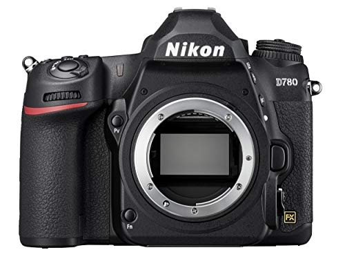 Nikon D780 Body Fotocamera Reflex Digitale, 24.5 MP, CMOS FX Pieno Formato, 2 Slot Card SD, Face Detect in AF Live View, Mirino Ottico, fino a 12 FPS, Lexar SD 64 GB [Nital Card: 4 Anni di Garanzia]