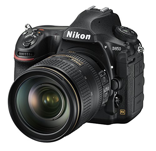 Nikon D850 + AF-S 24-120 F 4 G VR Fotocamera Reflex Professionale 45.4 MP, Sensore CMOS FX, Filmati 4K UHD Full Frame, EXPEED 5, Nero [Nital Card: 4 Anni di Garanzia]