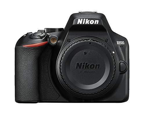 Nikon Fotocamera reflex digitale D3500 [Solo corpo] 24,2 Megapixel - Versione internazionale - Nessuna garanzia (nero)