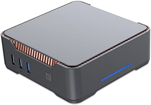 NiPoGi Mini PC, Celeron N3350 8GB RAM 128GB ROM Windows 10 PRO Mini Desktop Computer, Dual WiFi 2.4 5G, 1000 Mbps LAN, BT 4.2, 4K HD for Business e Entertainment Micro PC