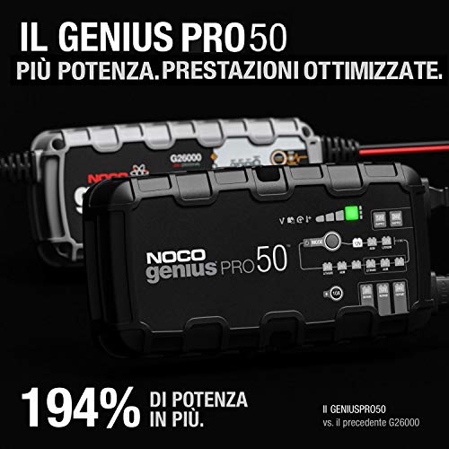 NOCO GENIUSPRO50, Caricabatterie Intelligente Portatile 50A, Profes...
