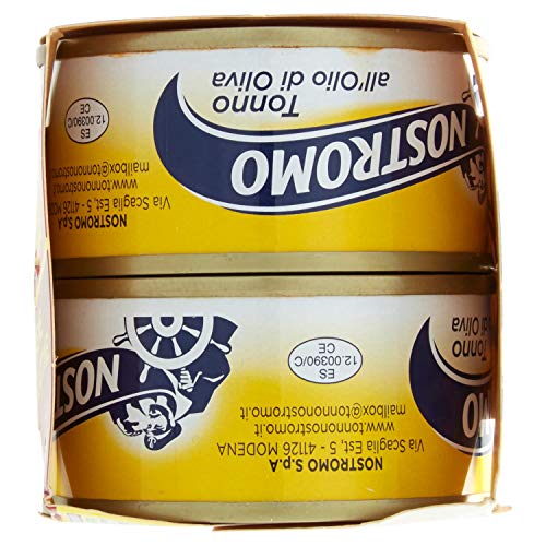 Nostromo - Tonno all Olio di Oliva, Fonte di Proteine, Senza Conser...