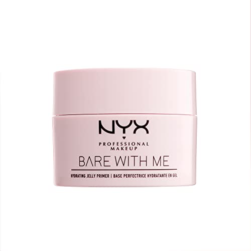NYX Professional Makeup, Primer idratante in gel Bare With Me, Con estratti di aloe e cetriolo, Formula con gel a base d acqua, Ispirato alla cura della pelle