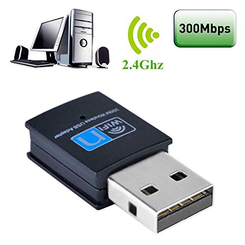 Ociodual Antenna Nano Mini USB 2.0 Wireless WiFi Chiavetta Wi-Fi Penna 300Mbps Adattatore Adapter Dongle Network Card PC Laptop