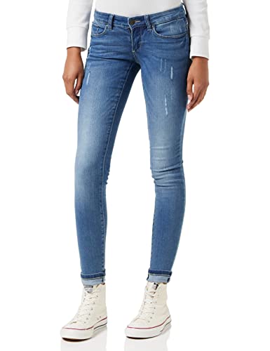 ONLY Onlcoral SL SK Jeans, Medium Blue Denim, 28W   30L Donna