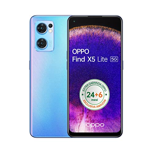 OPPO Find X5 Lite Smartphone AI Tripla fotocamera 64+8+2MP Display ...