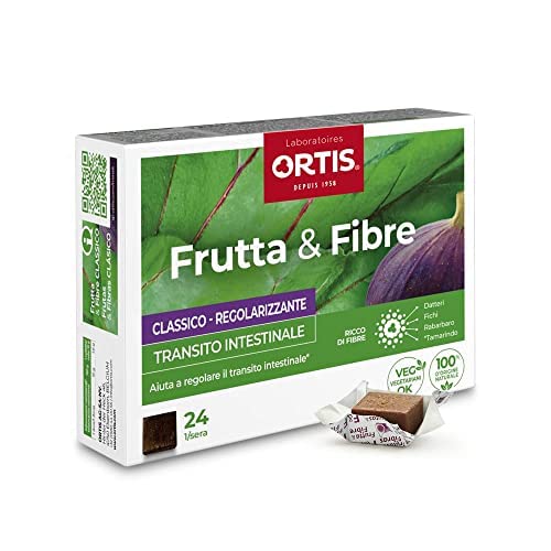 ORTIS - FRUTTA & FIBRE CLASSICO 24 cubetti - Pigrizia intestinale