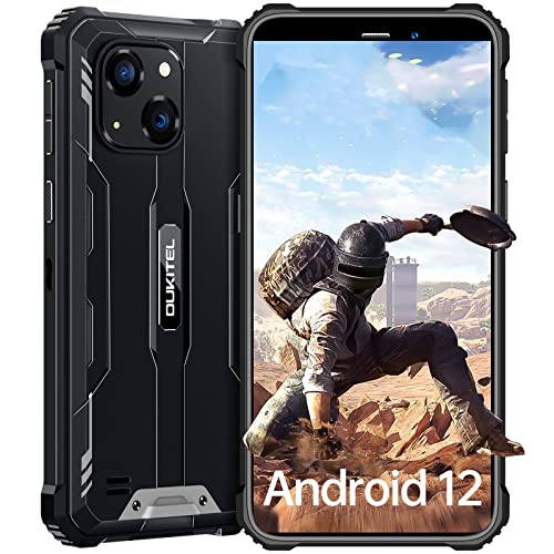 OUKITEL Rugged Smartphone 2022 WP20 PRO Android 12 4GB+64GB Octa-Core Telefono Indistruttibile 5.93  HD+ 6300mAh Smartphone Impermeabile IP68 20MP Camera Impronte Digitali Face ID OTG NFC