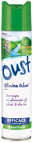 Oust Elimina Odori, Assorbiodori Spray, Efficace Contro gli Odori Forti, 1 Confezione da 300 ml