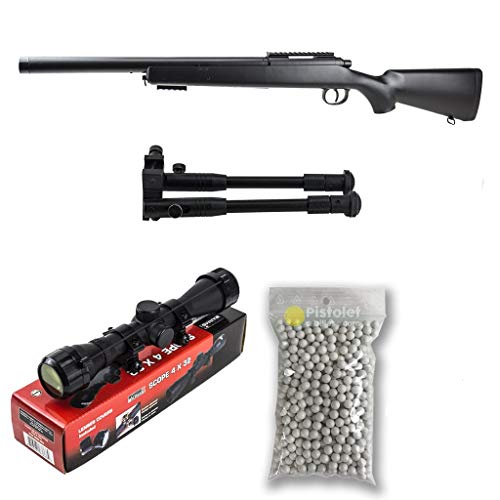 PACK completo softair M52 Sniper Double Eagle   Sniper a molla   Pl...