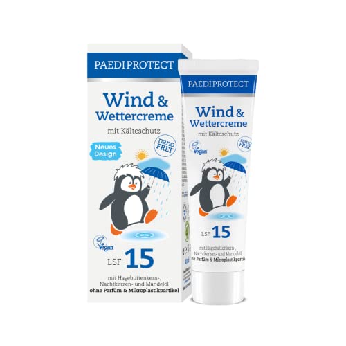 PAEDIPROTECT Crema freddo e vento idratante per bambini 30 ml, lozione di cura per neonato e adulti con SPF 15, protezione contro il freddo il vento l umidità lenitivo delle zone irritate della pelle