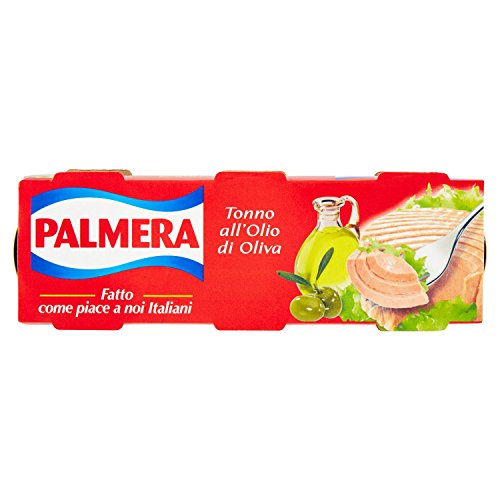 Palmera - Tonno all Olio di Oliva, 3 Lattine da 80g...