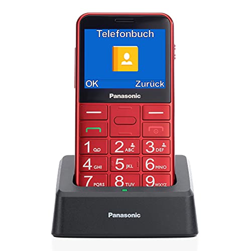 Panasonic KX-TU155 Telefono Cellulare ad Utilizzo Facilitato, Pulsa...