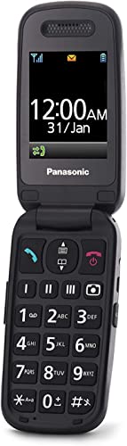 Panasonic KX-TU446EXB Telefono Cellulare Facilitato, Compatibile co...