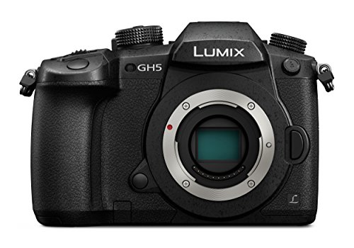 Panasonic Lumix DC-GH5 Fotocamera Digitale Mirrorless, 20.3 MP, Sensore MOS Digital Live, Registrazione video 4K 60p, Foto 6k 30 Fps & 4k 60 Fps