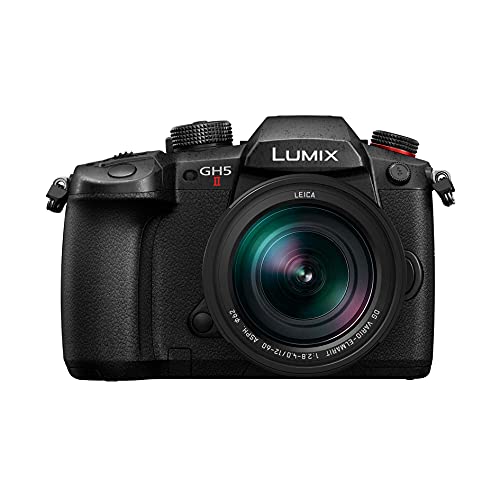 Panasonic Lumix DC-GH5M2LE Fotocamera Mirrorless con Obiettivo Leica DG 12-60 mm (24-120 mm), Sensore MOS 4 3 20.3 MP, Doppio Stabilizzatore, C4K 60p, 4:2:2 10bit, Live Streaming Wireless