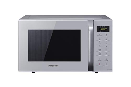 Panasonic NN-K36HMMEBG Forno a Microonde Combinato con Grill, 11 Programmi Automatici, Quick Start 30 Secondi, Sicurezza Bambini, 800 W, 23 Litri, 63 Decibel, Acciaio, 5 velocità, Silver