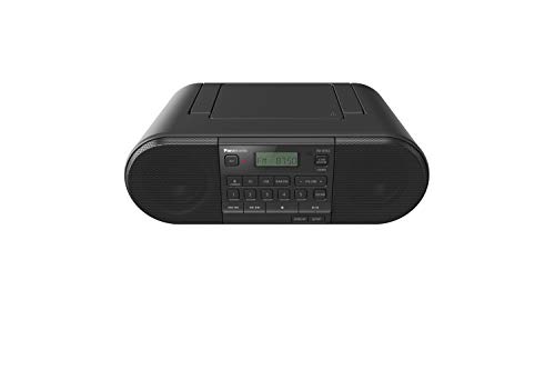 Panasonic RX-D552 Radio DAB+, Bluetooth, Lettore Cd, Design Vintage, 20W, USB, Telecomando Incluso, Portatile, Sound Booster, Nero