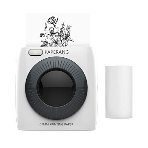 PAPERANG P2 Stampante tascabile Bluetooth Wireless Stampante Termica Portatile 300dpi per Foto Foto Ricevuta Memo Note Etichetta Adesivo Compatibile con Android iOS Windows