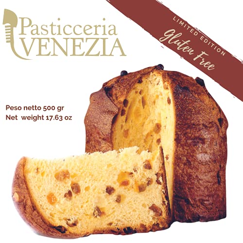 Pasticceria Venezia Panettone Artigianale Senza Glutine da 500gr in...